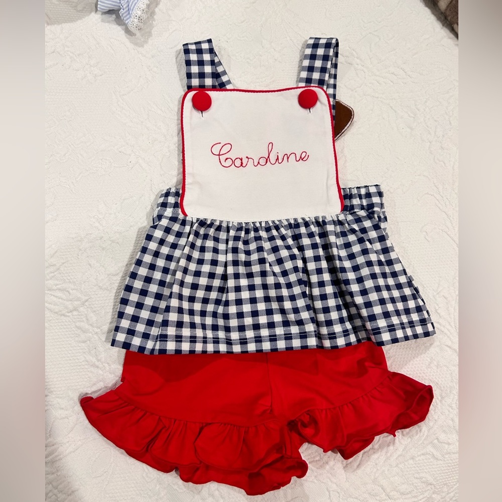 NWT Busy Bee Smocks “Caroline” set